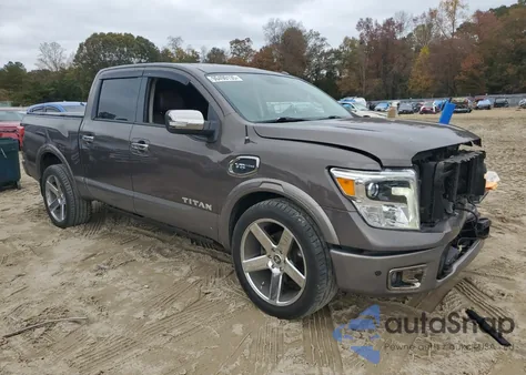 2017 Nissan Titan Sv z USA, uszkodzony, nr VIN 1N6AA1E5XHN507219